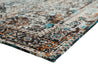Washable Area rug | The Jacquard Black Cooper | Distressed Vintage Multi-color Corner Close-up View | 5x8 | By MotherRuggers.com | Machine Washable | Jacquard Woven | Pet Friendly | Kid Friendly | Machine Wash | Line Dry | Living Room | Kitchen | Bedroom | High-Traffic | Anti-Slip | Three-year warranty with proper care | Shake or light Vacuum | Machine Wash as needed | Dry Flat or Line Dry | Dries fast