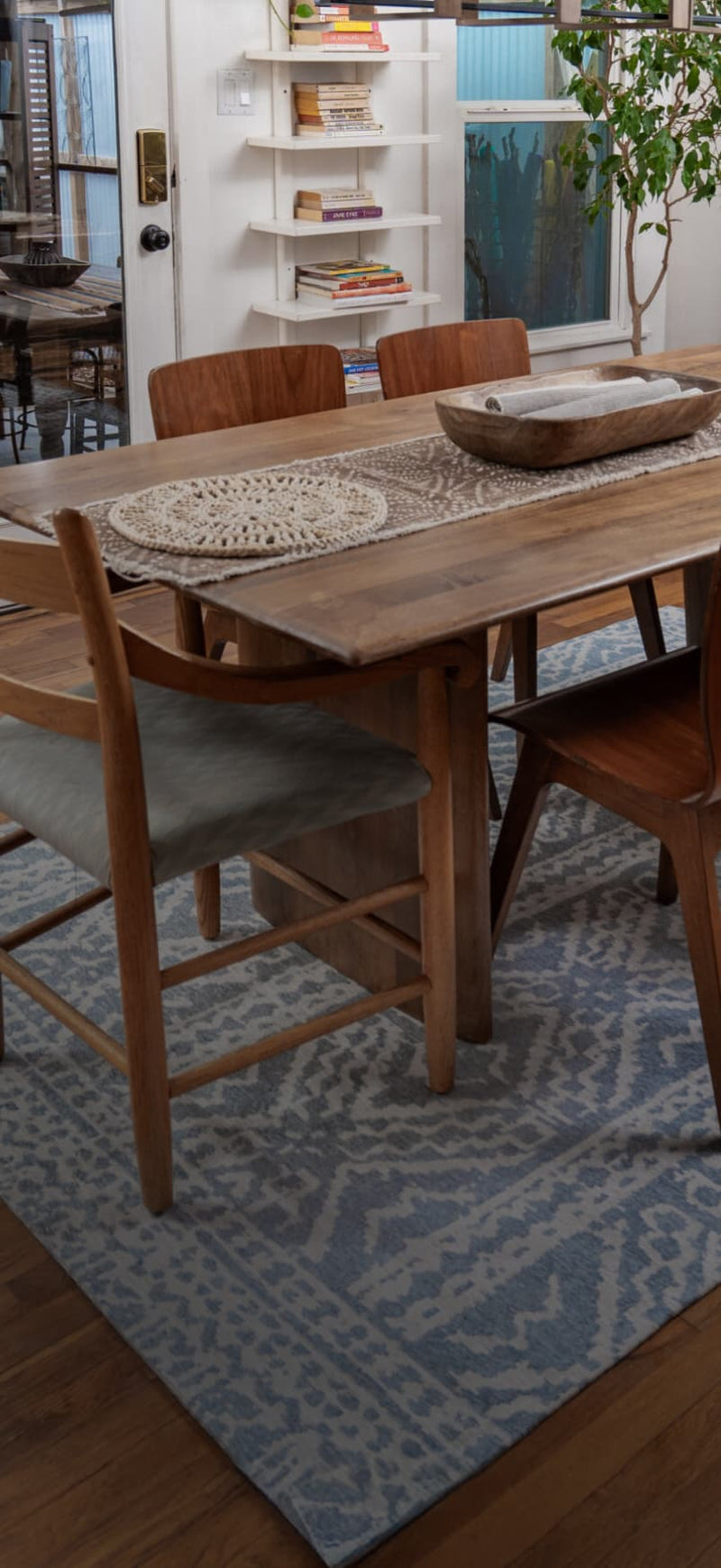 Meet Mother Ruggers: Traditionally woven rugs designed to be machine-washed.