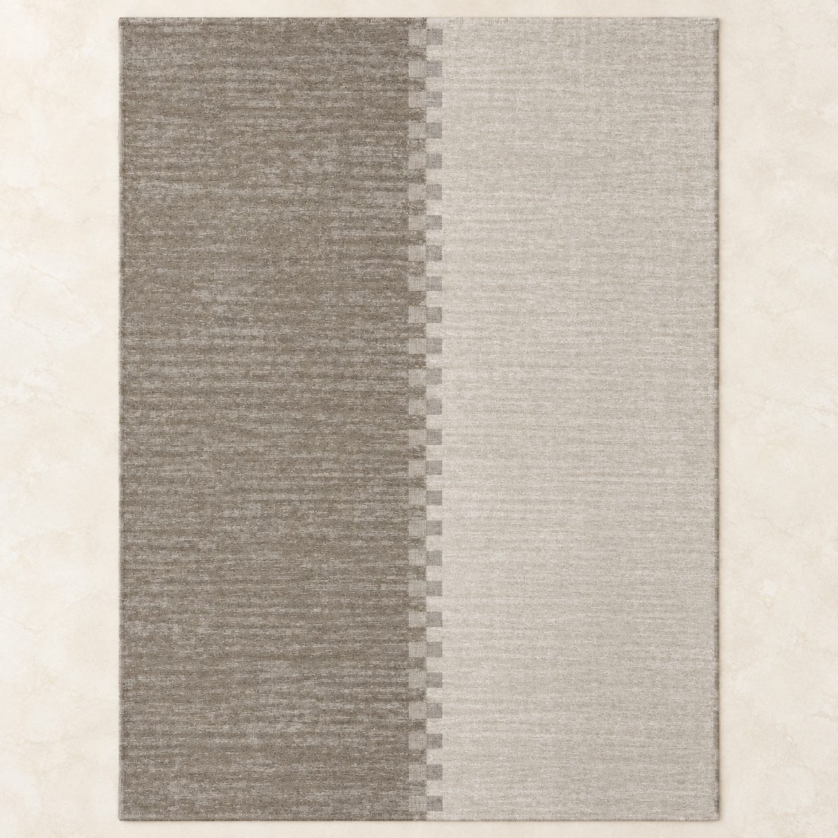 Halfers Symmetry Machine Washable Rug — full rug in soft daylight