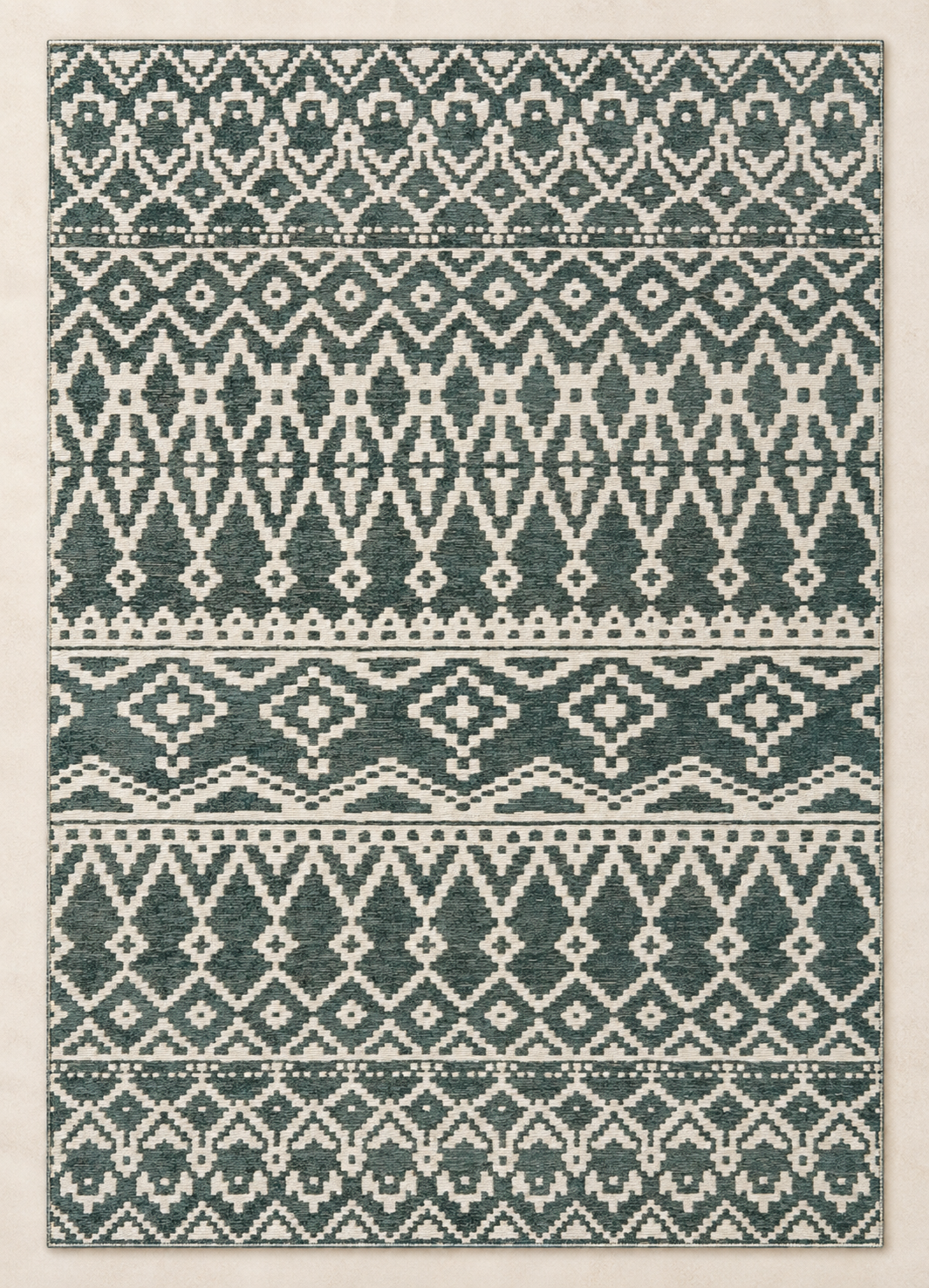 Classic Machine Washable Rug — full rug in soft daylight