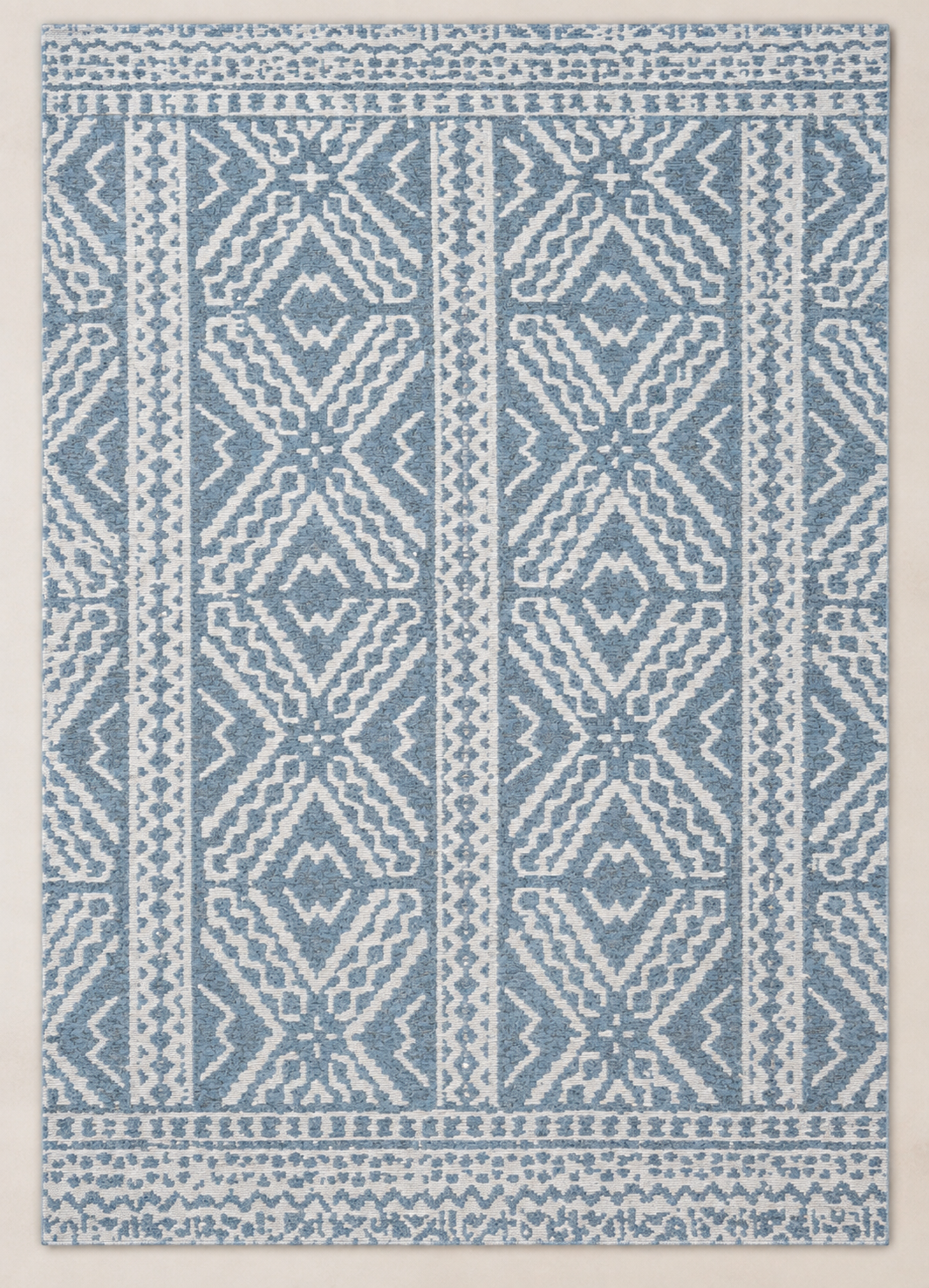 Lillian Machine Washable Rug — full rug in soft daylight