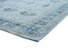Washable Area rug | The Jacquard Serena | Traditional Blues & Yellows Design | Close-up Corner View | 5x8 | By MotherRuggers.com | Machine Washable | Jacquard Woven | Pet Friendly | Kid Friendly | Machine Wash | Line Dry | Living Room | Kitchen | Bedroom | High-Traffic | Anti-Slip | Three-year warranty with proper care | Shake or light Vacuum | Machine Wash as needed | Dry Flat or Line Dry | Dries fast