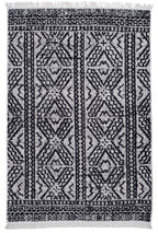 Washable Area rug | Simon & Yildirim Reversible Play | Black & White | 5x8 | By MotherRuggers.com | Machine Washable | Jacquard Woven | Uniquely Reversible | Pet Friendly | Kid Friendly | Machine Wash | Line Dry | Living Room | Covered Patio | Entry Way | Bedroom | High-Traffic | Three-year warranty with proper care | Shake or light Vacuum | Machine Wash as needed | Dry Flat or Line Dry | Dries fast