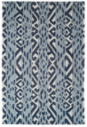 Washable Area rug | The Jacquard Greta | Light Blue & Navy | 5x8 | By MotherRuggers.com | Machine Washable | Jacquard Woven | Pet Friendly | Kid Friendly | Machine Wash | Line Dry | Living Room | Kitchen | Bedroom | High-Traffic | Anti-Slip | Three-year warranty with proper care | Shake or light Vacuum | Machine Wash as needed | Dry Flat or Line Dry | Dries fast