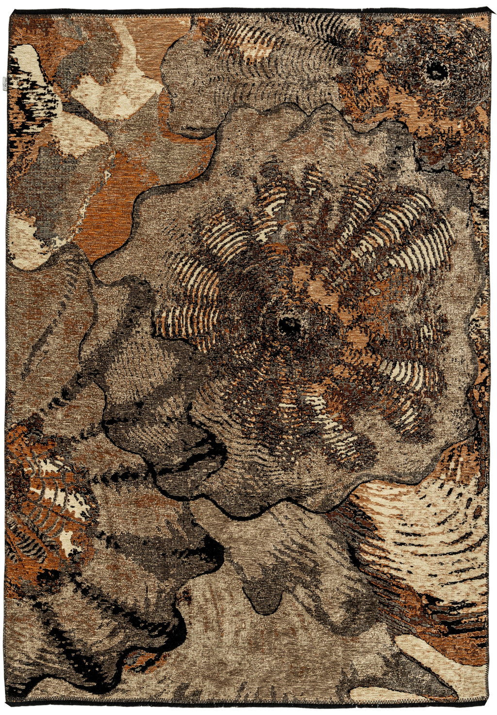 Washable Area rug | Simon & Yildirim Ease of Elegance Shannie | Tan and Brown Floral | 8x10 | By MotherRuggers.com | Machine Washable | Jacquard Woven | Pet Friendly | Kid Friendly | Machine Wash | Line Dry | Living Room | Covered Patio | Entry Way | Bedroom | High-Traffic | Two-year warranty with proper care | Shake or light Vacuum | Machine Wash as needed | Dry Flat or Line Dry | Dries fast