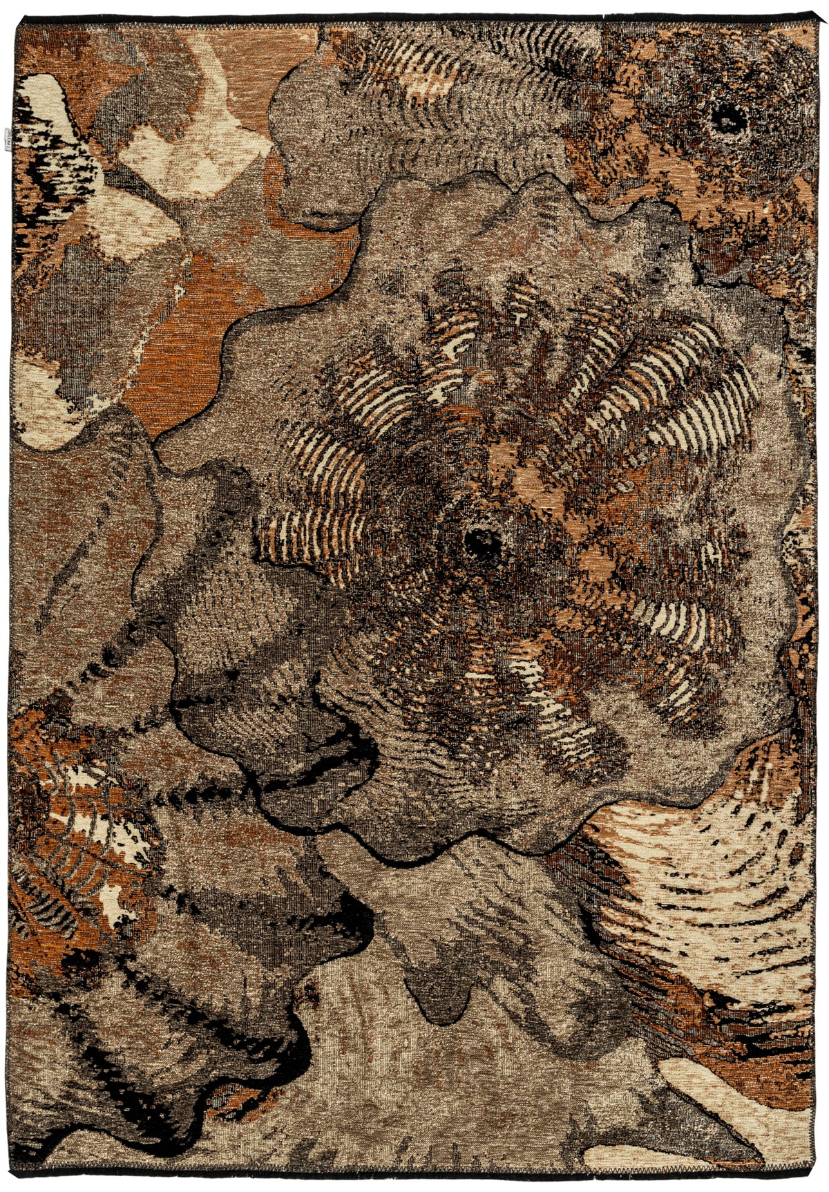 Washable Area rug | Simon & Yildirim Ease of Elegance Shannie | Tan and Brown Floral | 8x10 | By MotherRuggers.com | Machine Washable | Jacquard Woven | Pet Friendly | Kid Friendly | Machine Wash | Line Dry | Living Room | Covered Patio | Entry Way | Bedroom | High-Traffic | Two-year warranty with proper care | Shake or light Vacuum | Machine Wash as needed | Dry Flat or Line Dry | Dries fast
