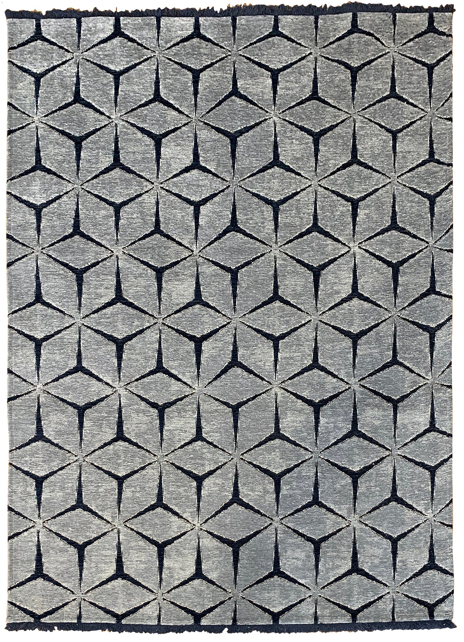 Washable Area rug | The Jacquard Lurex Diamond | Metallic Silver & Black | 5x8 | By MotherRuggers.com | Machine Washable | Jacquard Woven | Pet Friendly | Kid Friendly | Machine Wash | Line Dry | Living Room | Kitchen | Bedroom | High-Traffic | Anti-Slip | Three-year warranty with proper care | Shake or light Vacuum | Machine Wash as needed | Dry Flat or Line Dry | Dries fast