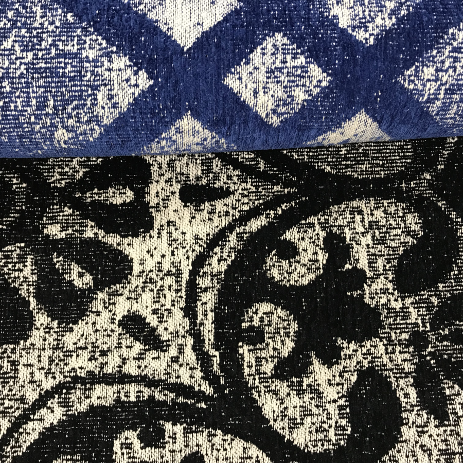 Washable Area rug | Simon & Yildirim Reversible Duet | Blue & Beige With Black & Beige Detail | 9x11 | By MotherRuggers.com | Machine Washable | Jacquard Woven | Uniquely Reversible | Pet Friendly | Kid Friendly | Machine Wash | Line Dry | Living Room | Covered Patio | Entry Way | Bedroom | High-Traffic | Two-year warranty with proper care | Shake or light Vacuum | Machine Wash as needed | Dry Flat or Line Dry | Dries fast