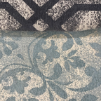 Washable Area rug | Simon & Yildirim Reversible Duality | Mint & Beige/Black & Beige Close-up Detail View | 5x8 | By MotherRuggers.com | Machine Washable | Jacquard Woven | Uniquely Reversible | Pet Friendly | Kid Friendly | Machine Wash | Line Dry | Living Room | Covered Patio | Entry Way | Bedroom | High-Traffic | Two-year warranty with proper care | Shake or light Vacuum | Machine Wash as needed | Dry Flat or Line Dry | Dries fast