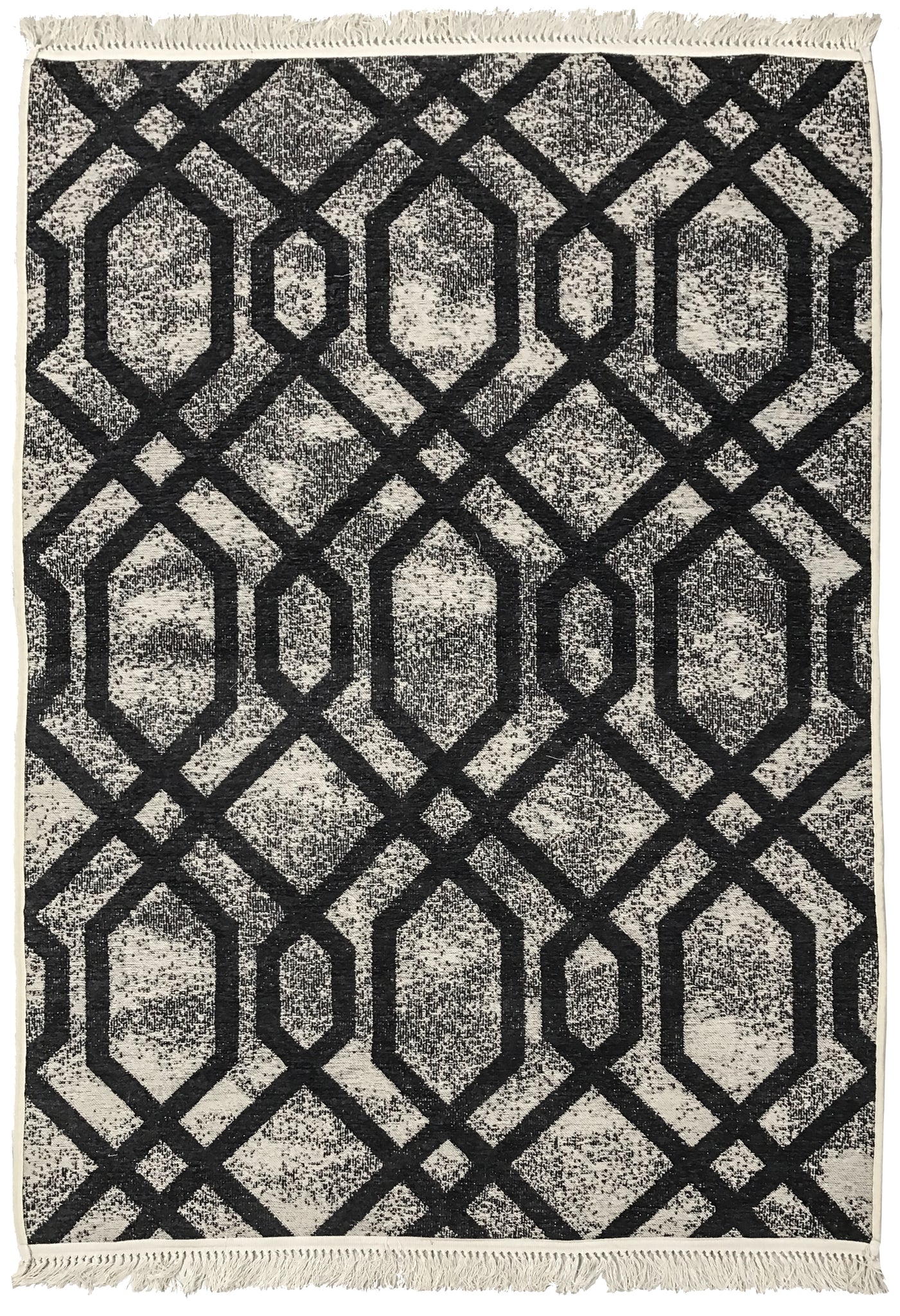 Washable Area rug | Simon & Yildirim Reversible Duality | Black & Beige | 5x8 | By MotherRuggers.com | Machine Washable | Jacquard Woven | Uniquely Reversible | Pet Friendly | Kid Friendly | Machine Wash | Line Dry | Living Room | Covered Patio | Entry Way | Bedroom | High-Traffic | Two-year warranty with proper care | Shake or light Vacuum | Machine Wash as needed | Dry Flat or Line Dry | Dries fast