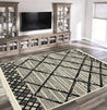 Washable Area rug | Simon & Yildirim Reversible Simple | Black & White Lifestyle View | 9x11 | By MotherRuggers.com | Machine Washable | Jacquard Woven | Uniquely Reversible | Pet Friendly | Kid Friendly | Machine Wash | Line Dry | Living Room | Covered Patio | Entry Way | Bedroom | High-Traffic | Three-year warranty with proper care | Shake or light Vacuum | Machine Wash as needed | Dry Flat or Line Dry | Dries fast