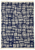 Washable Area rug | Simon & Yildirim Reversible Trade | Navy & Beige | 5x8 | By MotherRuggers.com | Machine Washable | Jacquard Woven | Uniquely Reversible | Pet Friendly | Kid Friendly | Machine Wash | Line Dry | Living Room | Covered Patio | Entry Way | Bedroom | High-Traffic | Three-year warranty with proper care | Shake or light Vacuum | Machine Wash as needed | Dry Flat or Line Dry | Dries fast