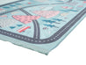 Rugaroos Camping Trails Kid's Machine Washable Play Rug | Trails leading through Mountains and cabins in the woods on Light Green | Corner Close-up | 4x6 | Mother Ruggers | Washable Rugs | Kid's Rugs | Eco Friendly Rug| Pet Friendly | Kid Friendly | Machine Wash | Line Dry | Bedroom | High-Traffic | Two-year warranty with proper care | Shake or light Vacuum | Machine Wash as needed | Dry Flat or Line Dry | Dries fast | Hand Drawn - Digitally Printed | Velvet | Easy- Clean 