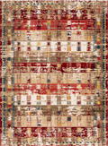 Area rug | Chennie Chic Sarah |5x8 | 3x8 Runner | By MotherRuggers.com | Machine Washable | Chenille Woven | Accent Brick Red | Mulitcolor | Pet Friendly | Kid Friendly | Machine Wash Line Dry | Living Room | Kitchen | Bedroom | Moderate Traffic | High Traffic mat recommended | Three-year warranty with proper care | Shake or light Vacuum | Machine Wash as needed | Dry Flat or Line Dry | Dries fast