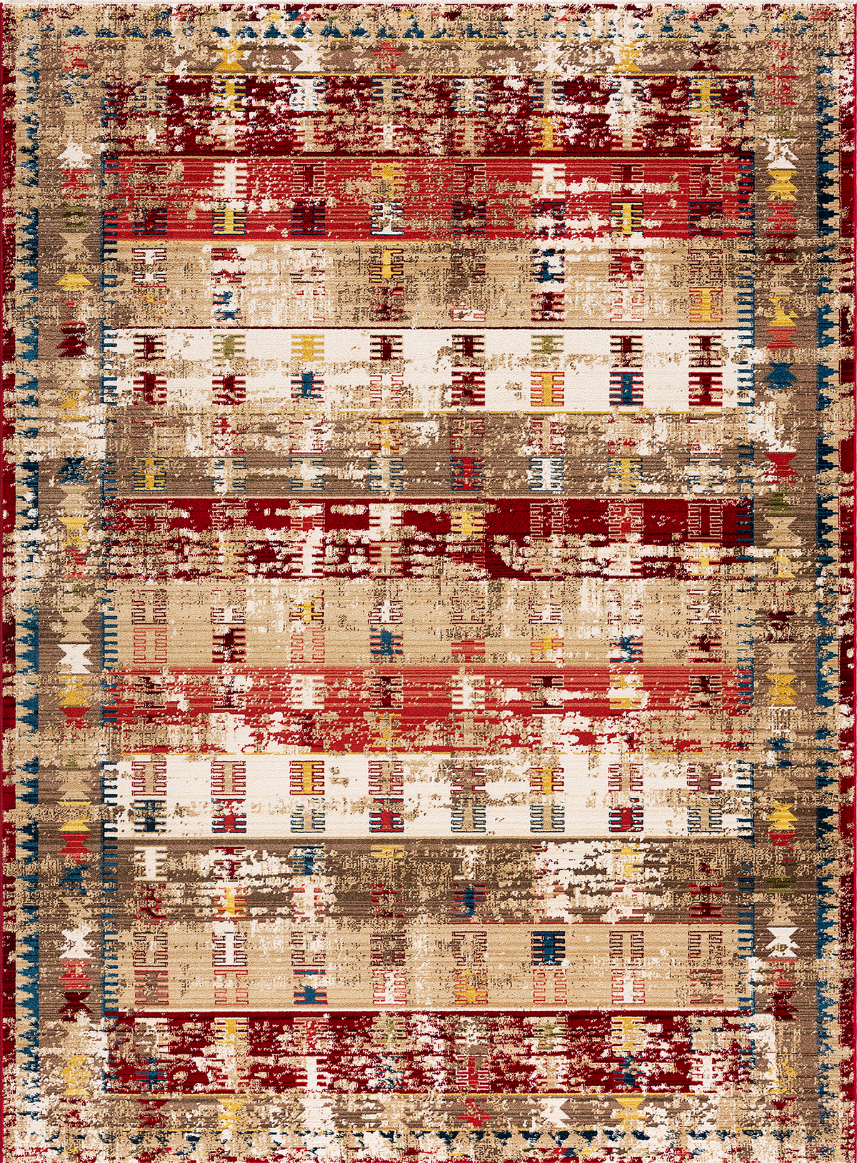 Area rug | Chennie Chic Sarah |5x8 | 3x8 Runner | By MotherRuggers.com | Machine Washable | Chenille Woven | Accent Brick Red | Mulitcolor | Pet Friendly | Kid Friendly | Machine Wash Line Dry | Living Room | Kitchen | Bedroom | Moderate Traffic | High Traffic mat recommended | Three-year warranty with proper care | Shake or light Vacuum | Machine Wash as needed | Dry Flat or Line Dry | Dries fast