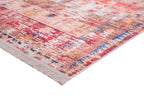 Area rug | Chennie Chic Sarah |5x8 | 3x8 Runner | By MotherRuggers.com | Machine Washable | Chenille Woven | Accent Brick Red | Mulitcolor | Pet Friendly | Kid Friendly | Machine Wash Line Dry | Living Room | Kitchen | Bedroom | Moderate Traffic | High Traffic mat recommended | Three-year warranty with proper care | Shake or light Vacuum | Machine Wash as needed | Dry Flat or Line Dry | Dries fast