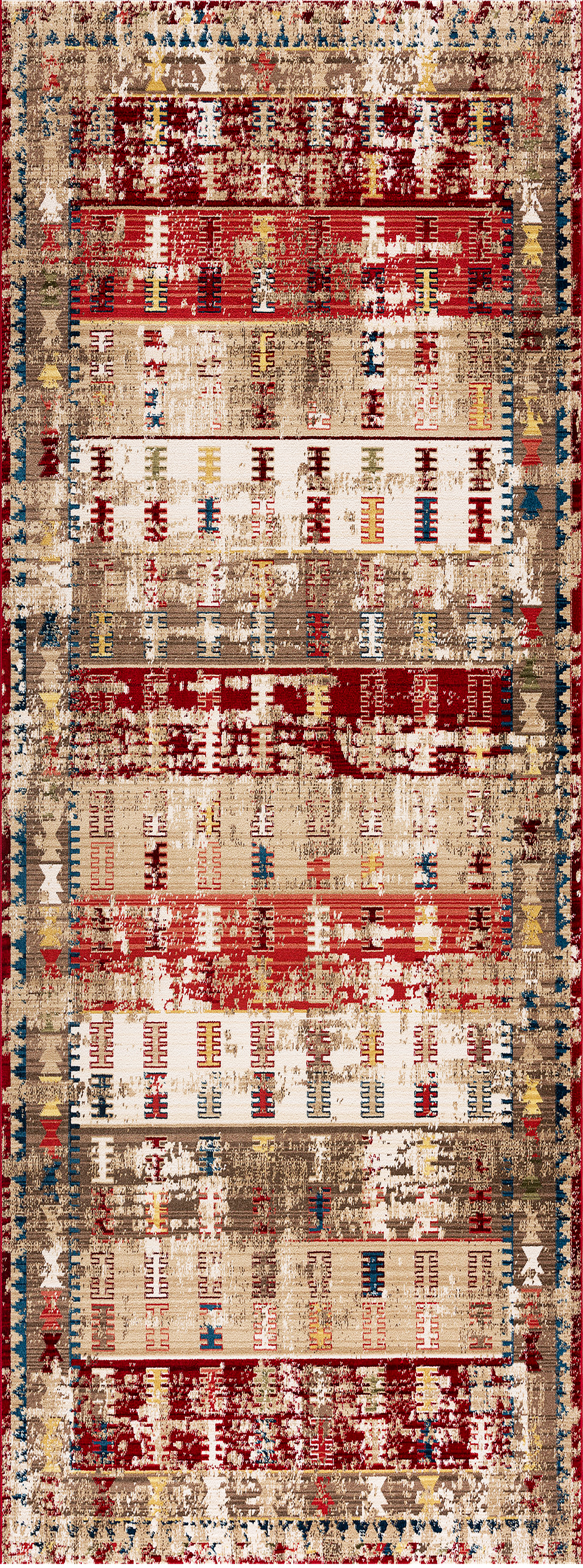 Area rug | Chennie Chic Sarah |5x8 | 3x8 Runner | By MotherRuggers.com | Machine Washable | Chenille Woven | Accent Brick Red | Mulitcolor | Pet Friendly | Kid Friendly | Machine Wash Line Dry | Living Room | Kitchen | Bedroom | Moderate Traffic | High Traffic mat recommended | Three-year warranty with proper care | Shake or light Vacuum | Machine Wash as needed | Dry Flat or Line Dry | Dries fast