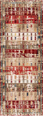 Area rug | Chennie Chic Sarah |5x8 | 3x8 Runner | By MotherRuggers.com | Machine Washable | Chenille Woven | Accent Brick Red | Mulitcolor | Pet Friendly | Kid Friendly | Machine Wash Line Dry | Living Room | Kitchen | Bedroom | Moderate Traffic | High Traffic mat recommended | Three-year warranty with proper care | Shake or light Vacuum | Machine Wash as needed | Dry Flat or Line Dry | Dries fast