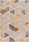 Area rug | Chennie Chic Tryme |5x8 |3x8 Runner | By MotherRuggers.com | Machine Washable | Chenille Woven | Gemetric print | Triangle Design | Splash of Burnt Orange | Splash of Dark Brown | Splash of Yellow | Mainly Tan | Pet Friendly | Kid Friendly | Machine Wash | Line Dry | Living Room | Kitchen | Bedroom | Moderate Traffic | High Traffic mat recommended | Three-year warranty with proper care | Shake or light Vacuum | Machine Wash as needed | Dry Flat or Line Dry | Dries fast
