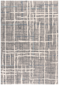 Area rug | Chennie Chic Slate |5x8 | By MotherRuggers.com | Machine Washable | Chenille Woven | Unstructured Line Design | Gray | Fine light blue lines| Thick Off-White Lines |Pet Friendly | Kid Friendly | Machine Wash | Line Dry | Living Room | Kitchen | Bedroom | Moderate Traffic | High Traffic mat recommended | Three-year warranty with proper care | Shake or light Vacuum | Machine Wash as needed | Dry Flat or Line Dry | Dries fast