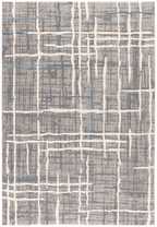 Area rug | Chennie Chic Slate |5x8 | By MotherRuggers.com | Machine Washable | Chenille Woven | Unstructured Line Design | Gray | Fine light blue lines| Thick Off-White Lines |Pet Friendly | Kid Friendly | Machine Wash | Line Dry | Living Room | Kitchen | Bedroom | Moderate Traffic | High Traffic mat recommended | Three-year warranty with proper care | Shake or light Vacuum | Machine Wash as needed | Dry Flat or Line Dry | Dries fast