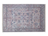 Area rug | Chennie Chic Chloe 5x8 | 3x8 | By Mother Ruggers.com | Machine Washable | Chenille Woven | Blue | White | Blush faded Accents | white | Mulit Color | Vintage |Worn| Multi Color |Various floral shapes |Pet Friendly | Kid Friendly | Machine Wash Line Dry | Living Room | Kitchen | Bedroom | Moderate Traffic | High Traffic mat recommended | Three year warranty with proper care | Shake or light Vacuum | Machine Wash | Dry Flat or Line Dry | Dries fast