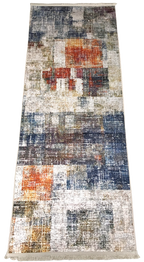 Chennie Chic Abstract 3x8 Area Rug By Mother Ruggers | Motherruggers.com | Washable Area Rug | Washable Chennille Rug 