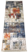 Chennie Chic Abstract 3x8 Area Rug By Mother Ruggers | Motherruggers.com | Washable Area Rug | Washable Chennille Rug 