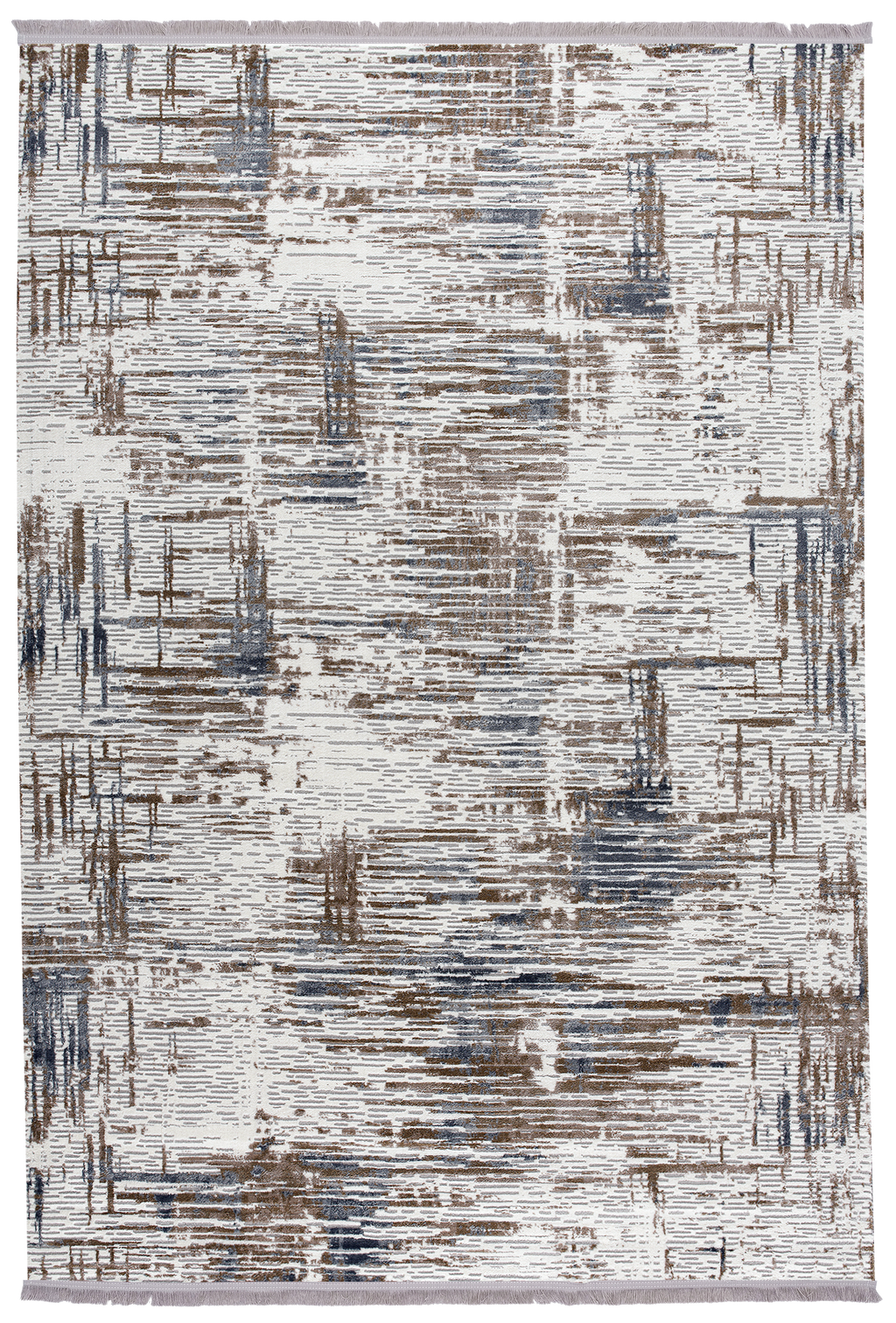 Area rug | Chennie Chic Stash |5x8 |3x8 Runner | By MotherRuggers.com | Machine Washable | Chenille Woven | Off White Background | Thin sketch lines Blue and Brown | contemporary |Pet Friendly | Kid Friendly | Machine Wash | Line Dry | Living Room | Kitchen | Bedroom | Moderate Traffic | High Traffic mat recommended | Three-year warranty with proper care | Shake or light Vacuum | Machine Wash as needed | Dry Flat or Line Dry | Dries fast