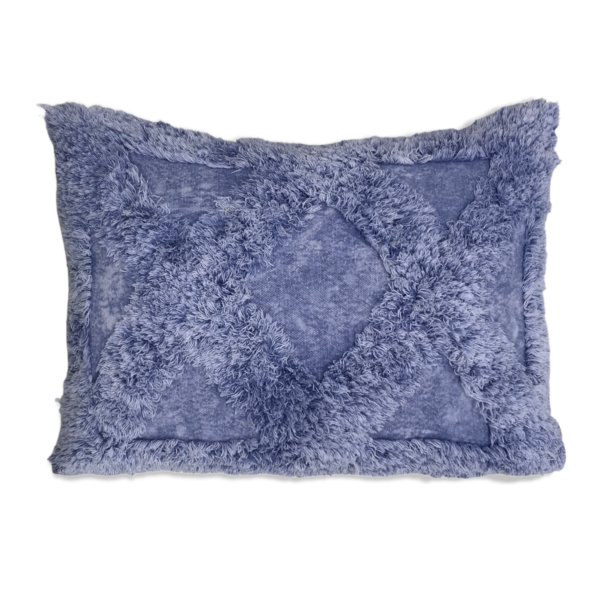 Stone Wash Trellis Pattern Pillow