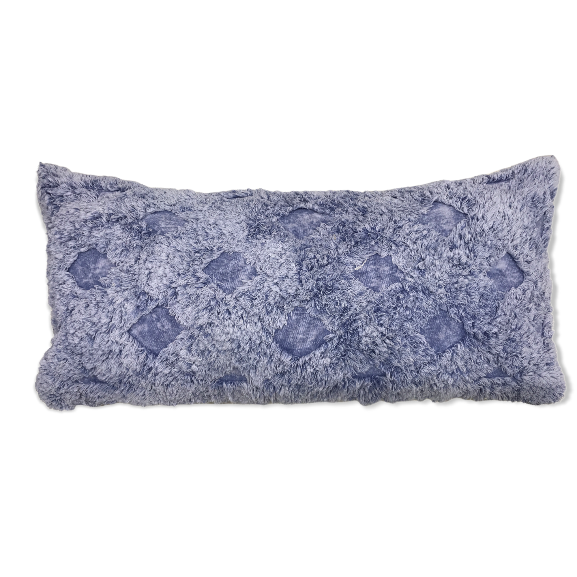 Stone Wash Trellis Pattern Pillow